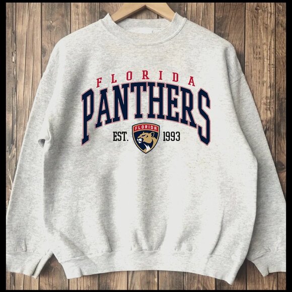 Vintage 90s Florida Panther Hockey Shirt Retro Florida Panther Shirt tee - Picture 1 of 1
